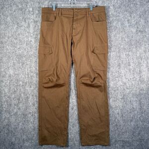 Underarmour Storm Cargo Pants Mens 38x32 Brown Straight Ripstop Outdoor Hiking